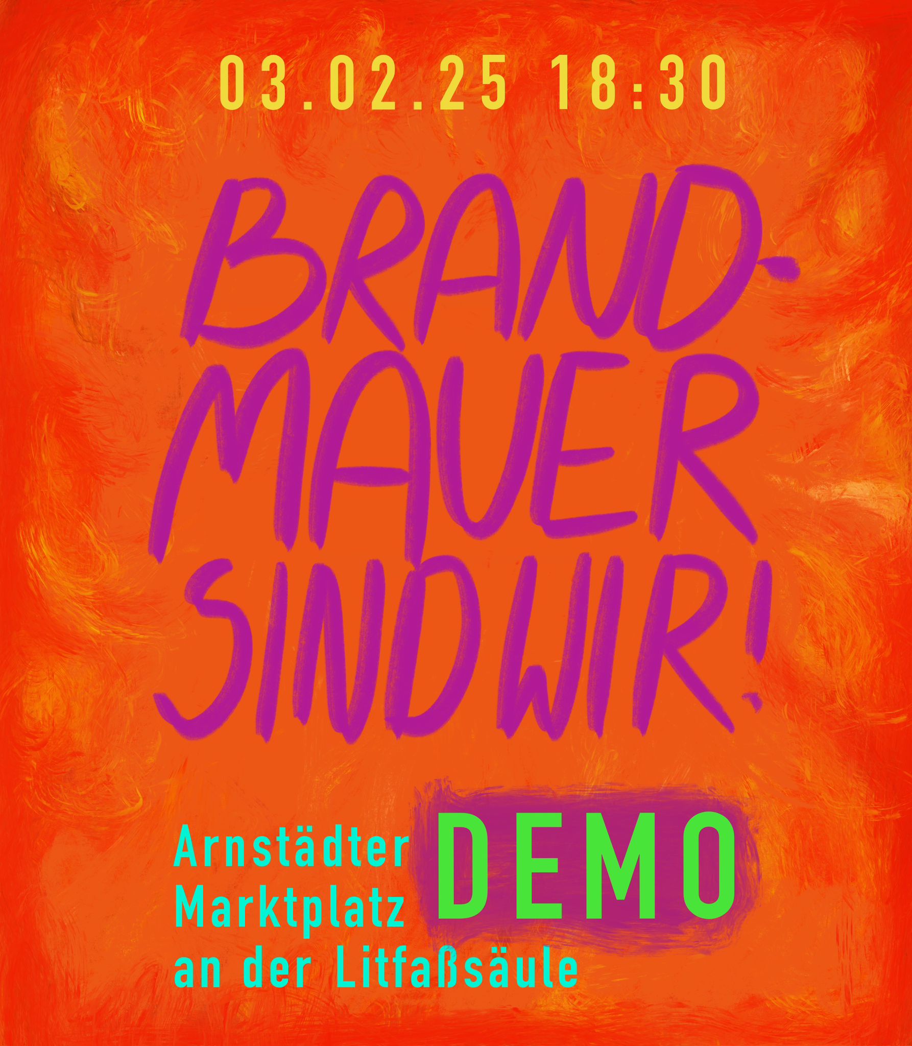 Brandmauer sind wir!