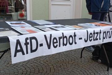 AfD-Verbot Standkundgebung