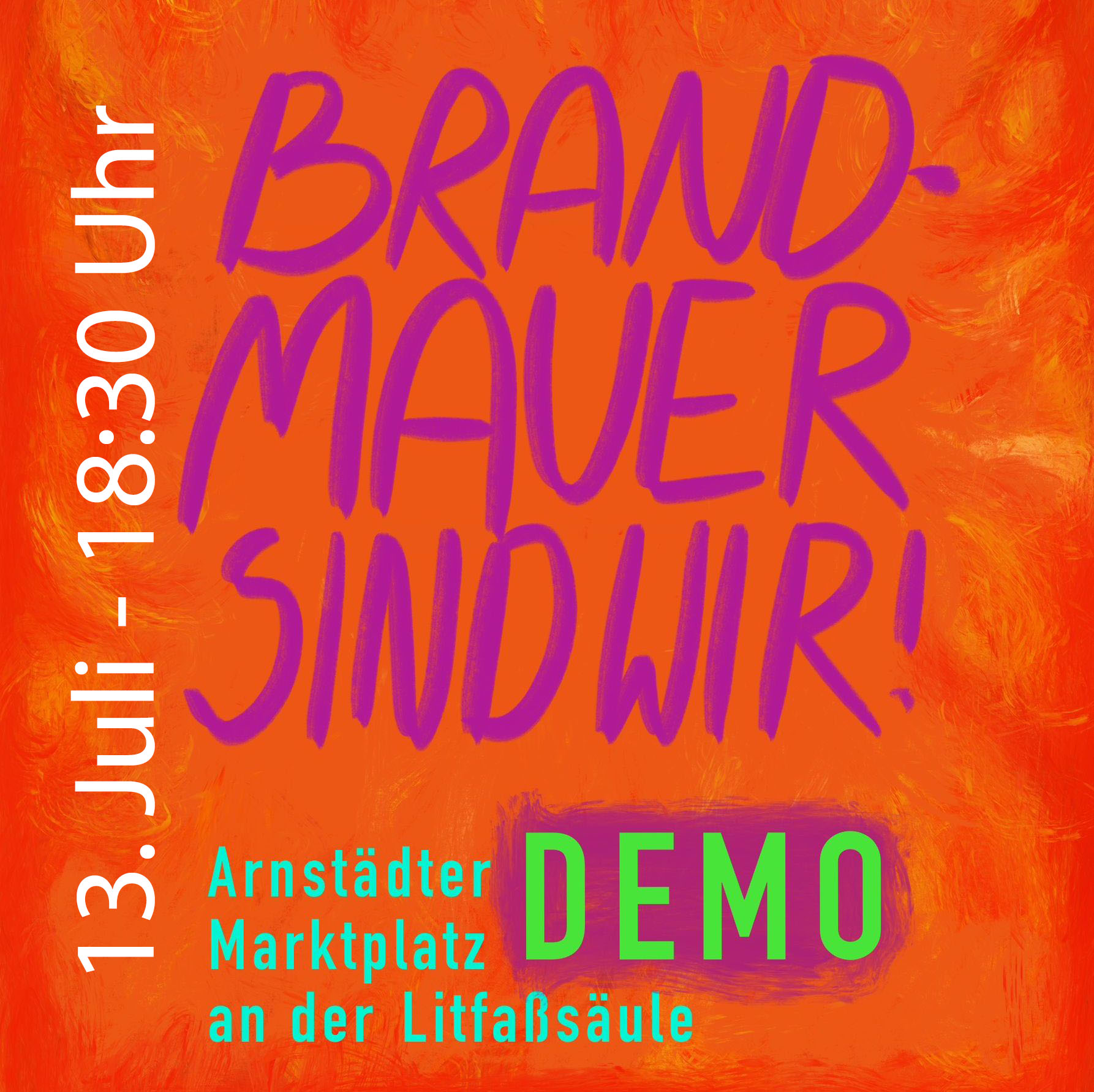 Brandmauer sind wir!